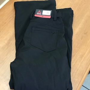 NWT Gerry’s 4-way stretch fleece lined black ski snow pants size Women’s…